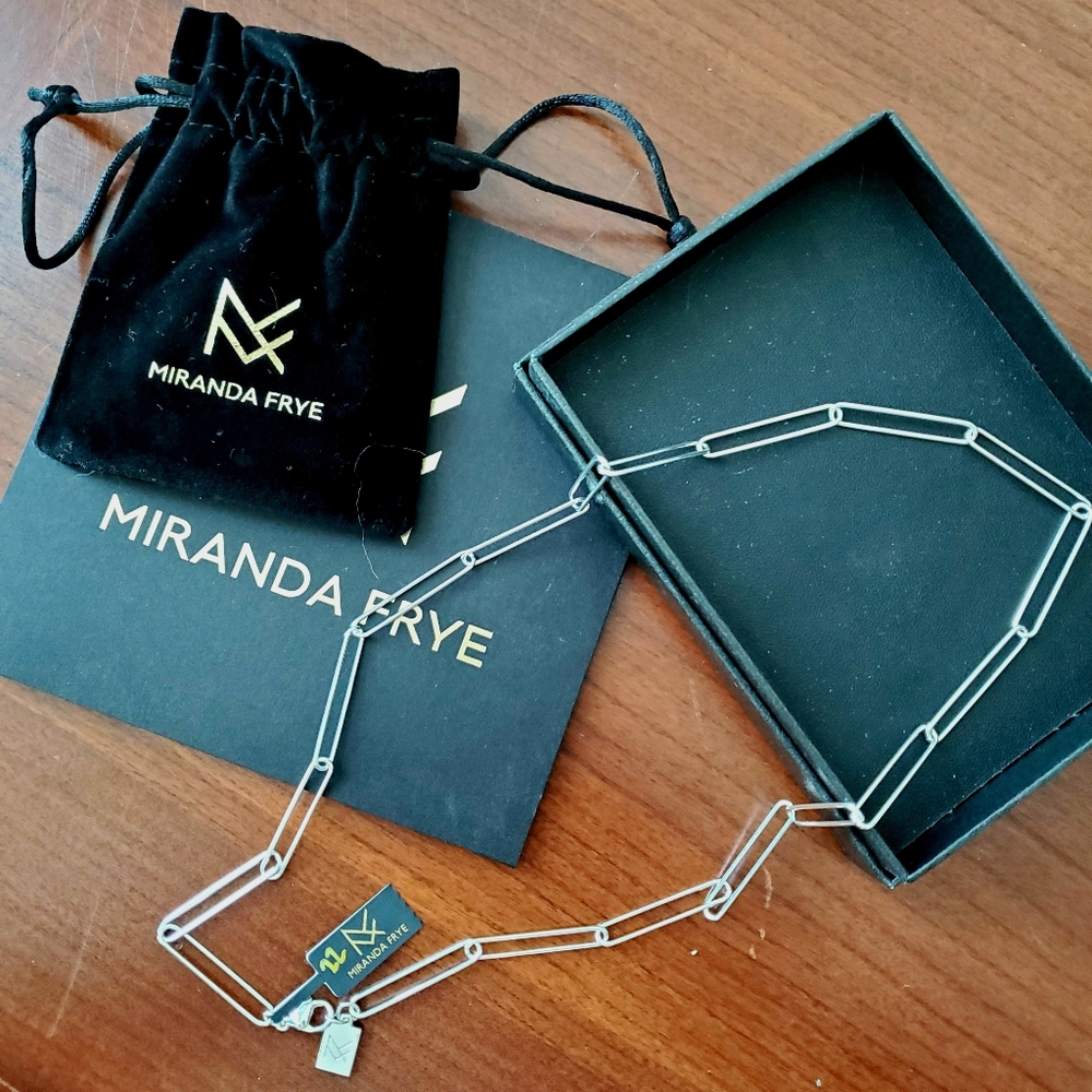 Miranda Frye - Jordyn 22" necklace - silver